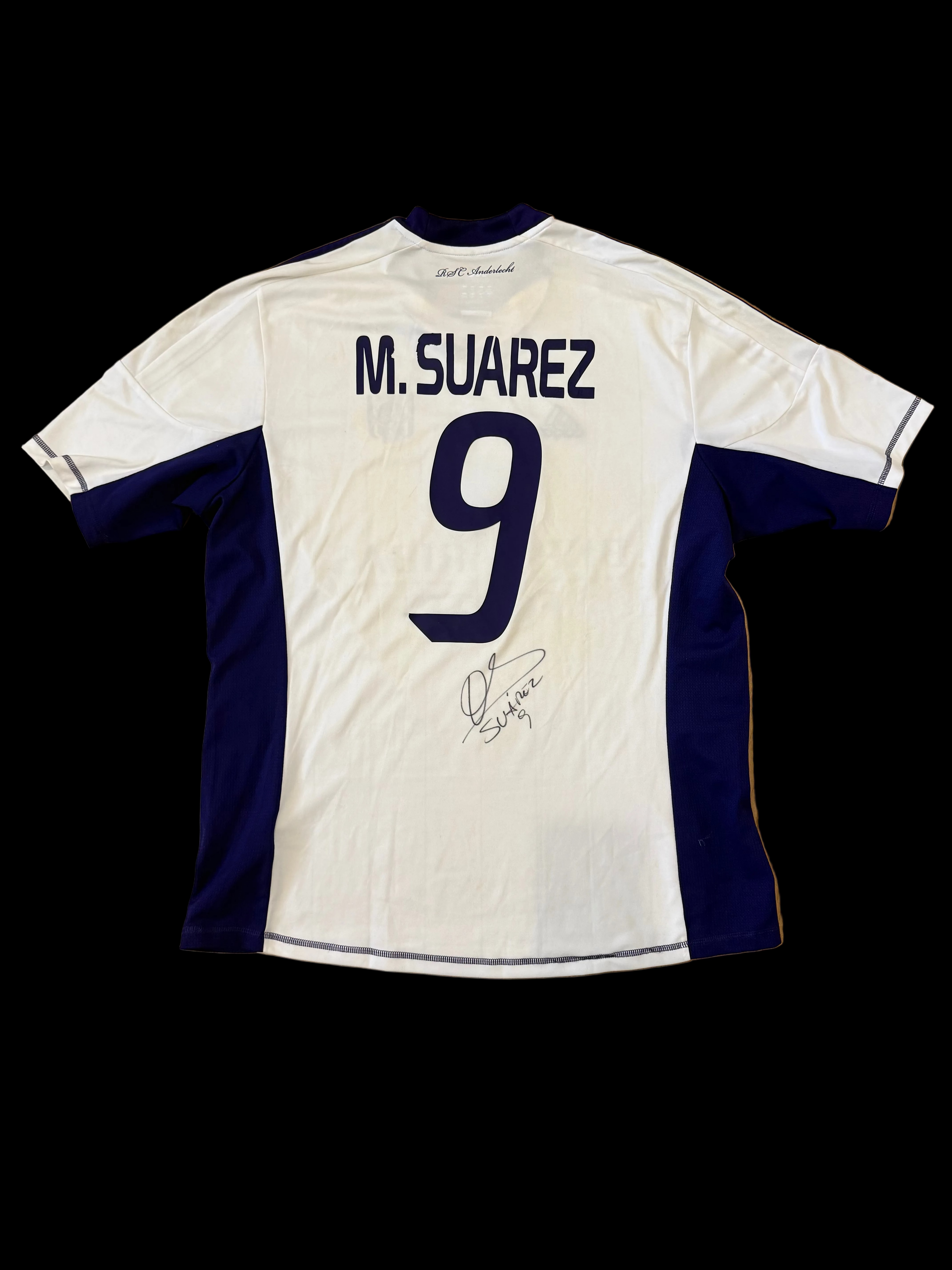 Rsc Anderlecht 2012/13 away (signed) - M.Suarez